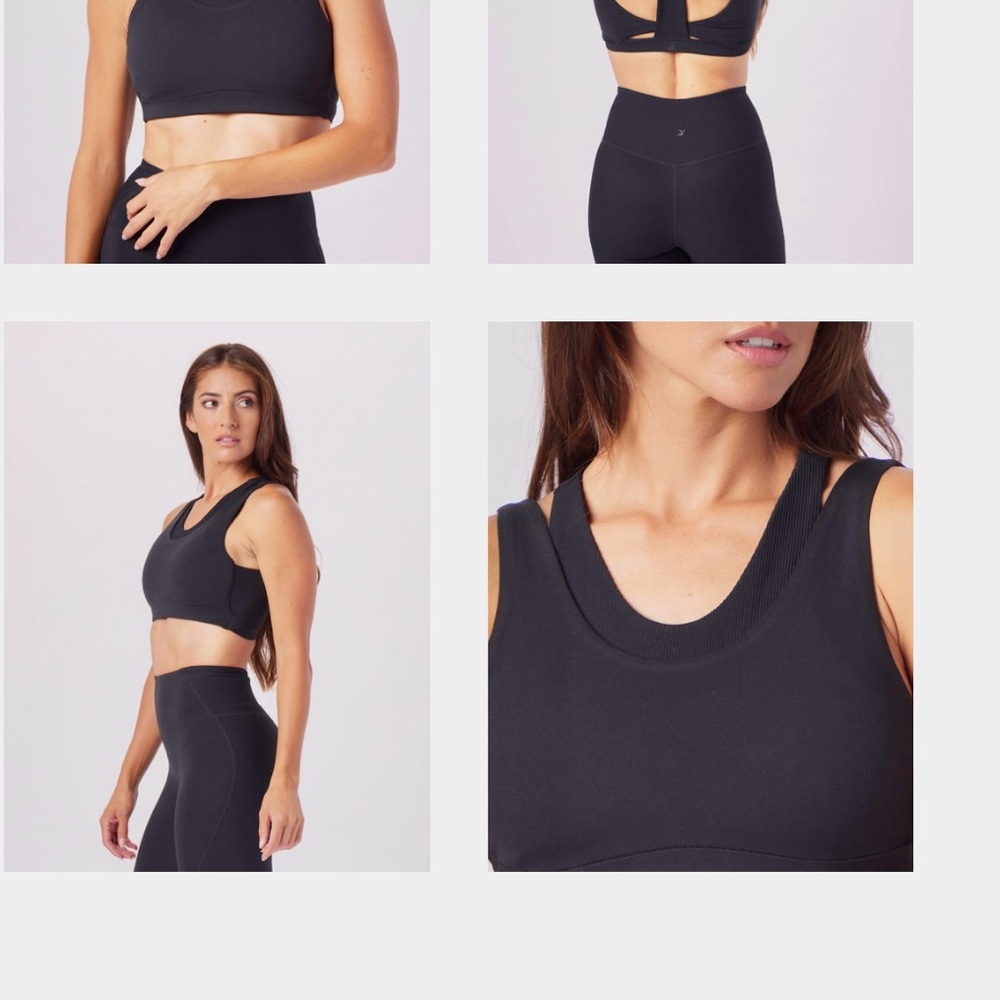 Black Sports Bra with Ultimate Comfort and Support